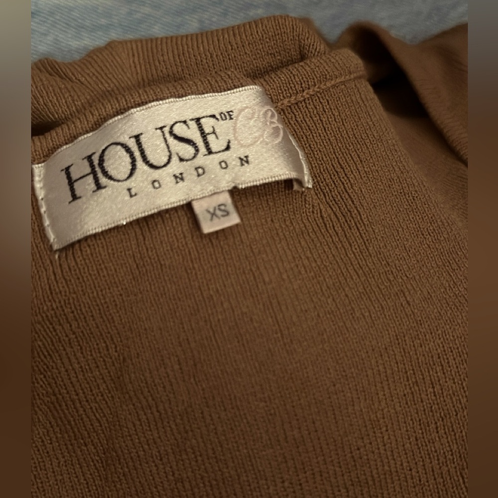 Toffee color maxi HOUSE OF CB, LONDON